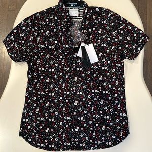 Denim and Flower men’s short sleeve button down